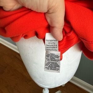 Diane Von Furstenberg Coral Red Shift dress